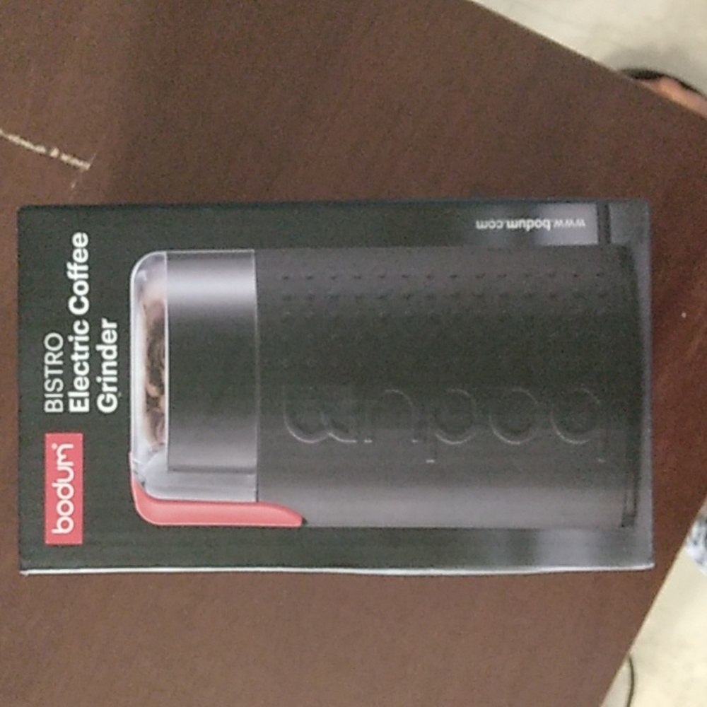 Bodum bistro coffee grinder